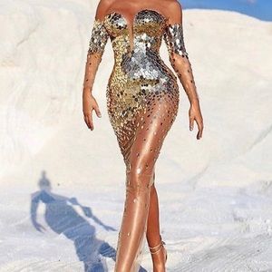 Gold Dress